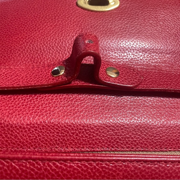 Vintage Coach Madison Biltmore Italy 4417 Top Handle Red. - Picture 16 of 16